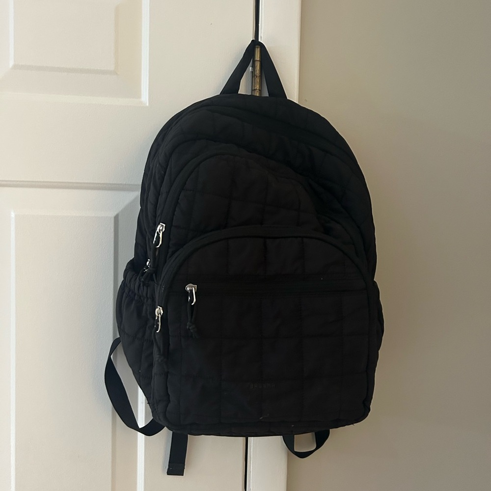 Amazon Quilted Black Backpack